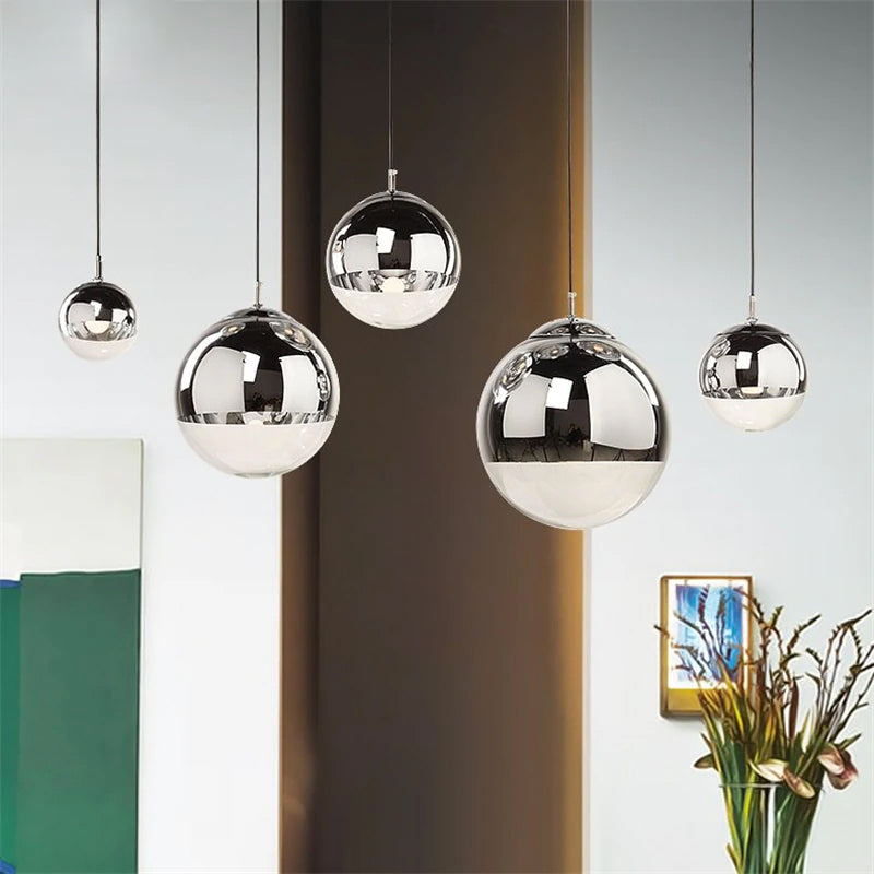 LumaOrb Pendant Light in Gold Finish