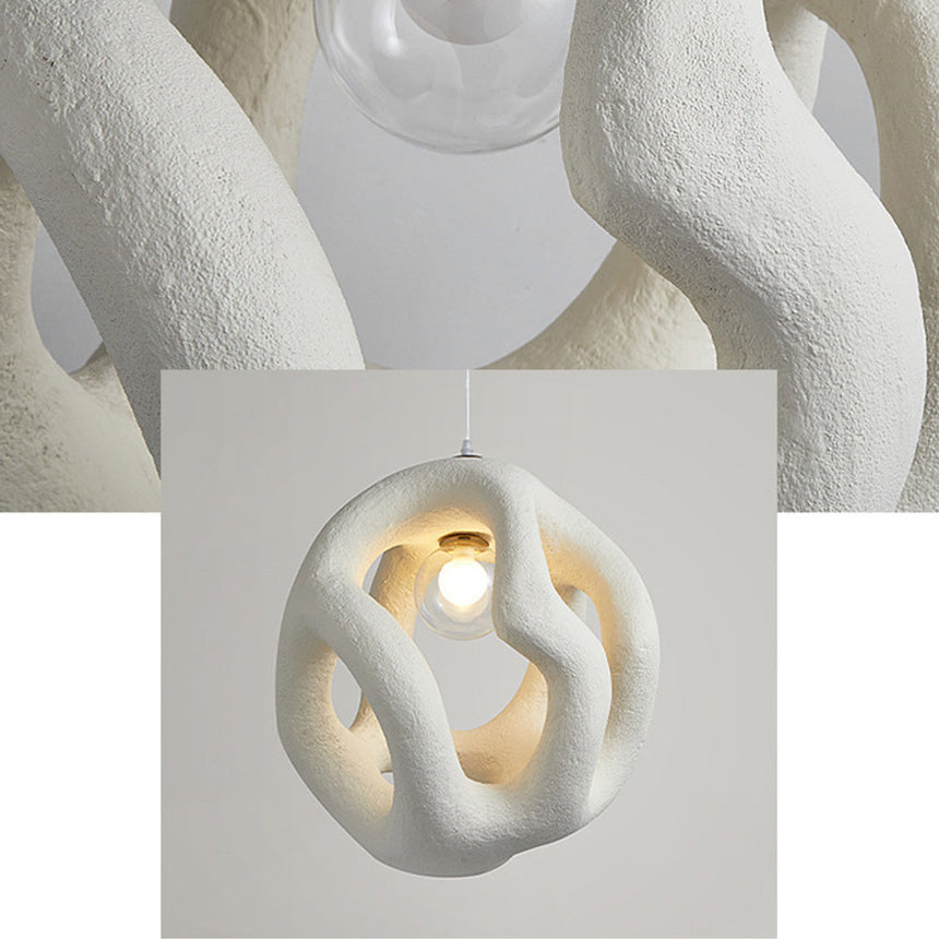 SylvaNord Pendant Lamp Full Fixture Front View - OpalDwell