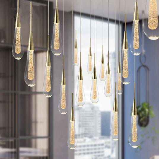 LED Droplet Pendant Light for Bedroom