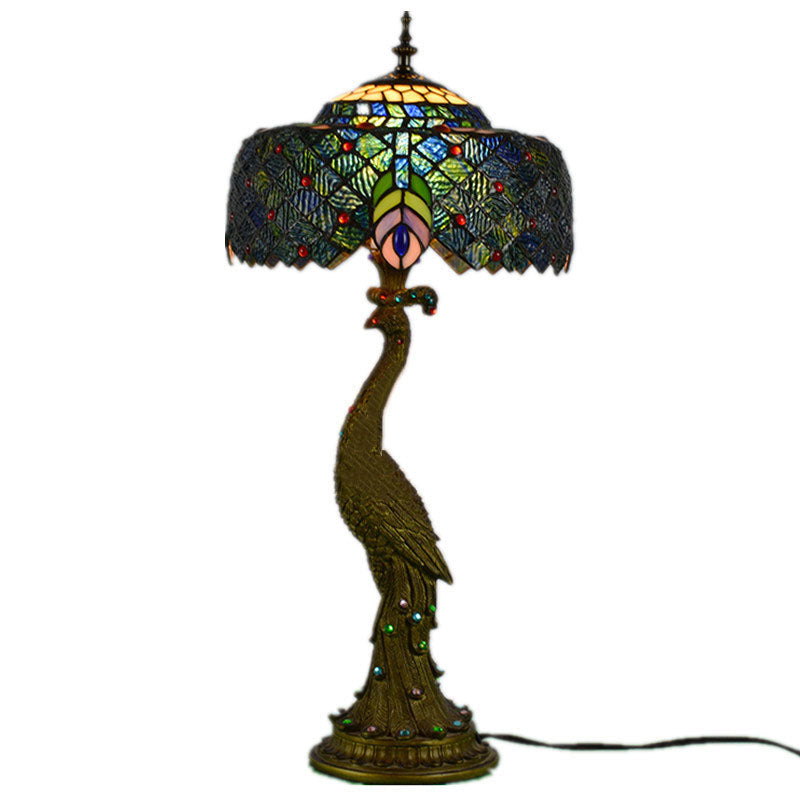 resin base table lamp for study room decor