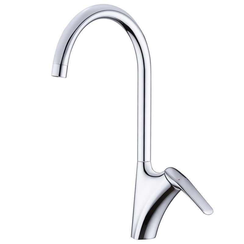 Kitchen mixer tap size comparison view