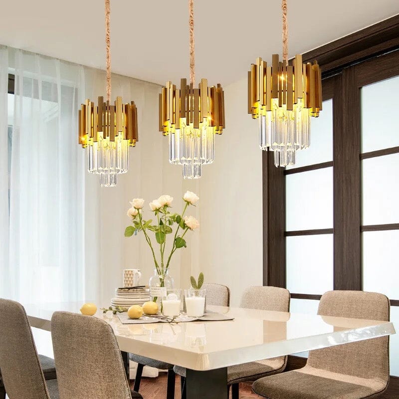 Elizabeth Pendant Light with Shimmering Crystal Accents
