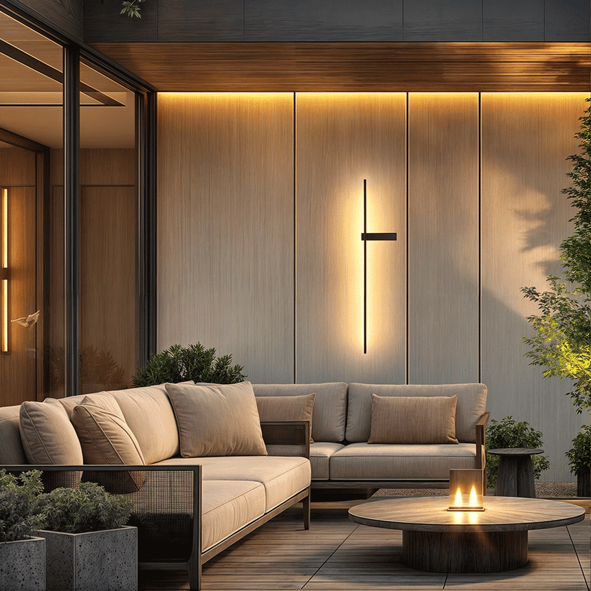 Wall Lamp Matte Die-Cast Aluminum Design