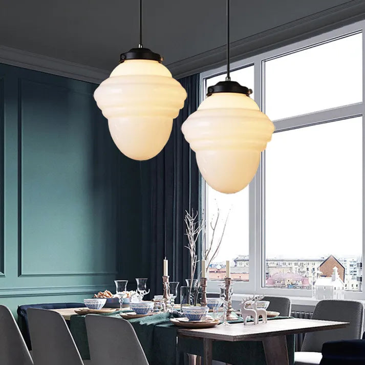 Pendant Light In Frosted Glass Finish - OroDwell
