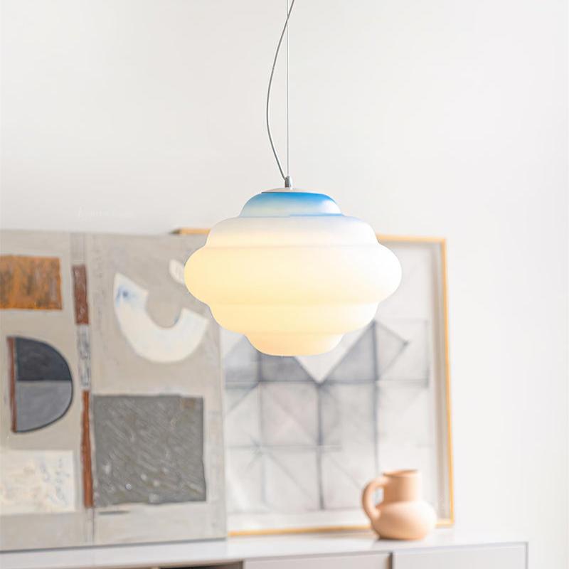 AuroraHue Glass Pendant Light Close-Up Detail - OroDwell
