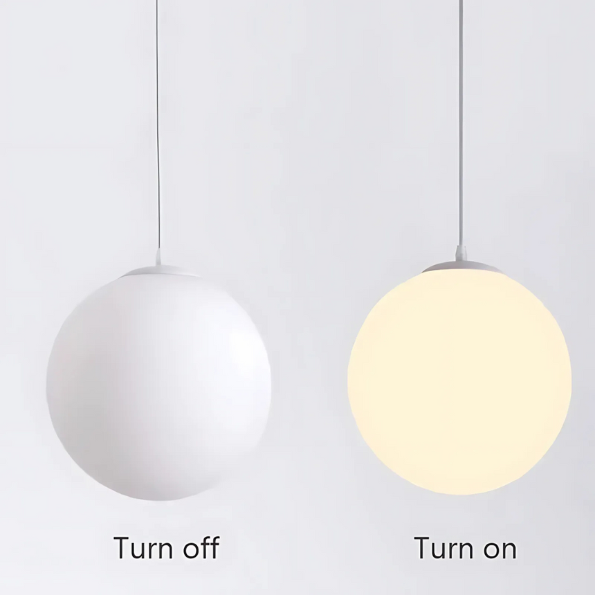Painted Finish Pendant Light for Bedroom