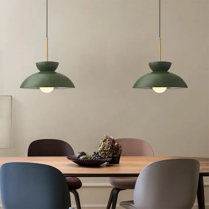 Pendant Light In Resin And Metal Finish - OroDwell
