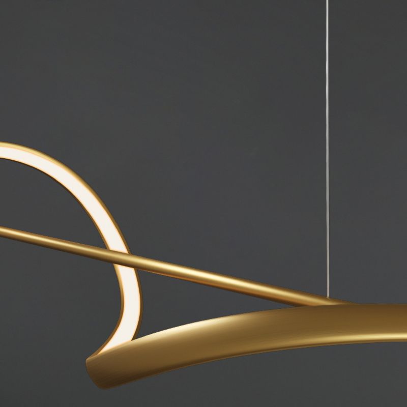 Circular Chandelier for Dining Room Ambient Lighting
