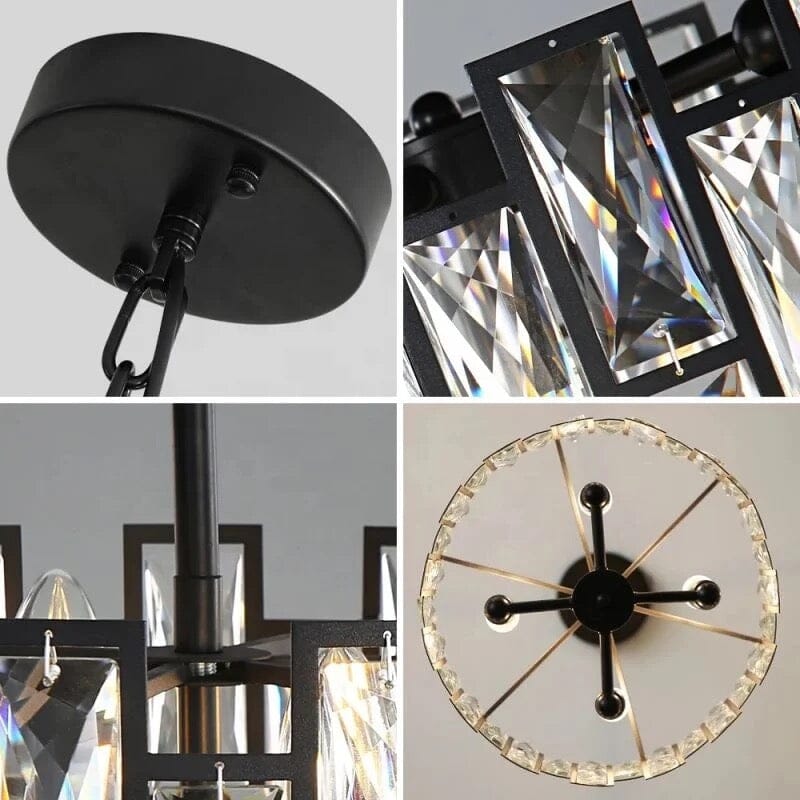 Nova Pendant Light Brushed Stainless Steel Frame Detail - OpalDwell