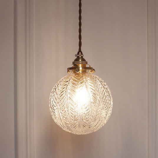 Glass Pendant Light Close-Up Detail - OroDwell