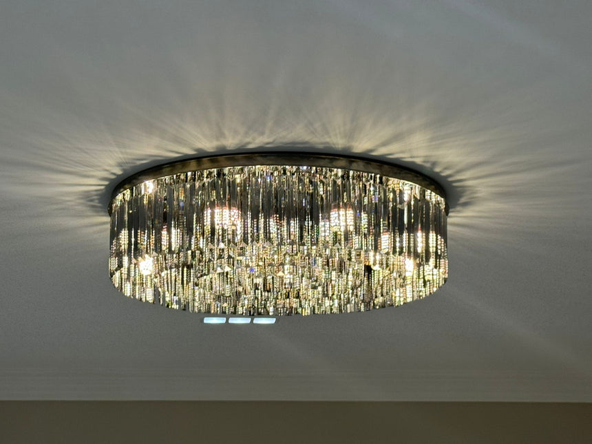 Tavian Chandelier - Flush Mount Installation Detail