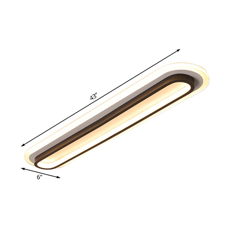 Oval Ceiling Light for Modern Homes