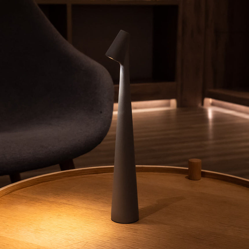 Nordic minimalist cordless table lamp color temperature setting view
