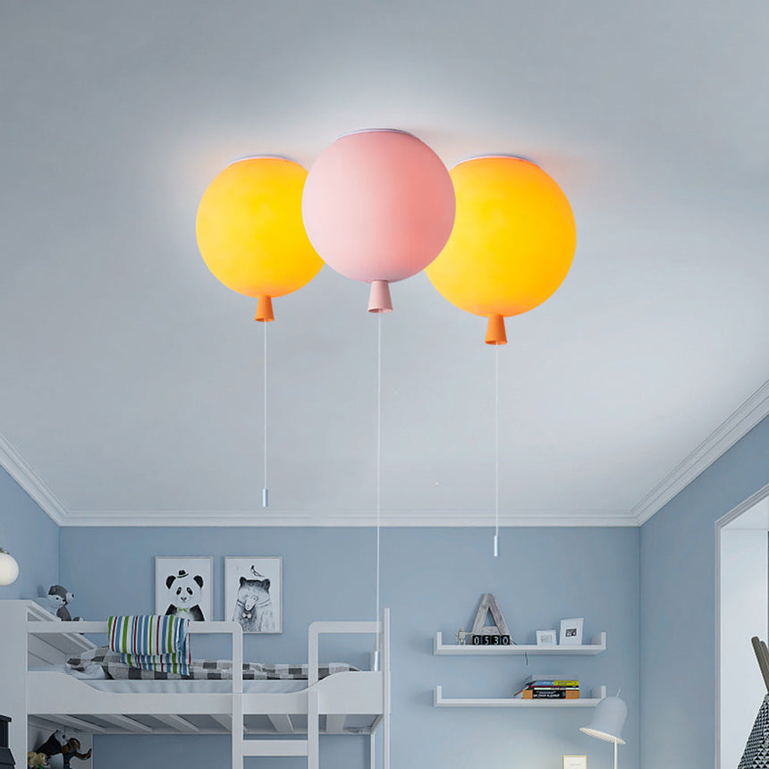 LumiBall Balloon LED Ceiling Light for Kids Playroom