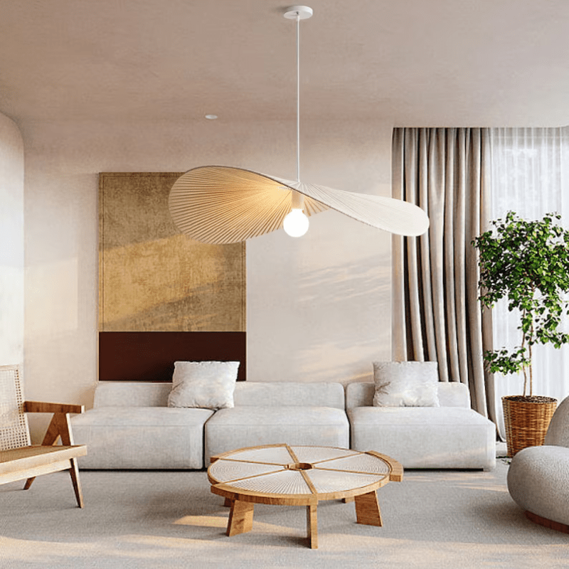 Rowan fabric pendant light for Nordic dining rooms