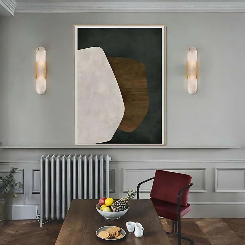Sculptural Wall Sconce for Living Spaces