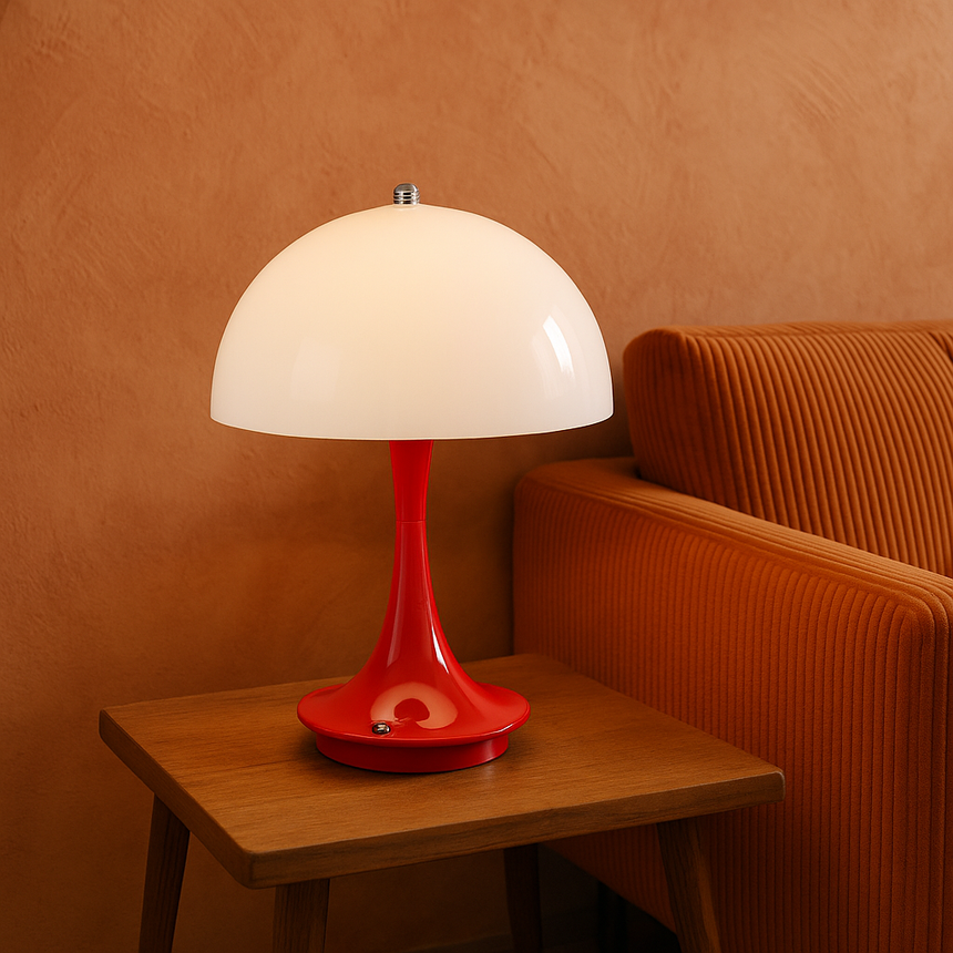 Cordless table lamp with 16 hour battery life