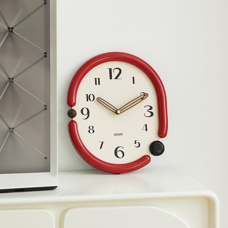 Wall Clock Close-Up Face Detail OpalDwell