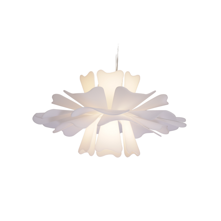 White Pendant Light Detail