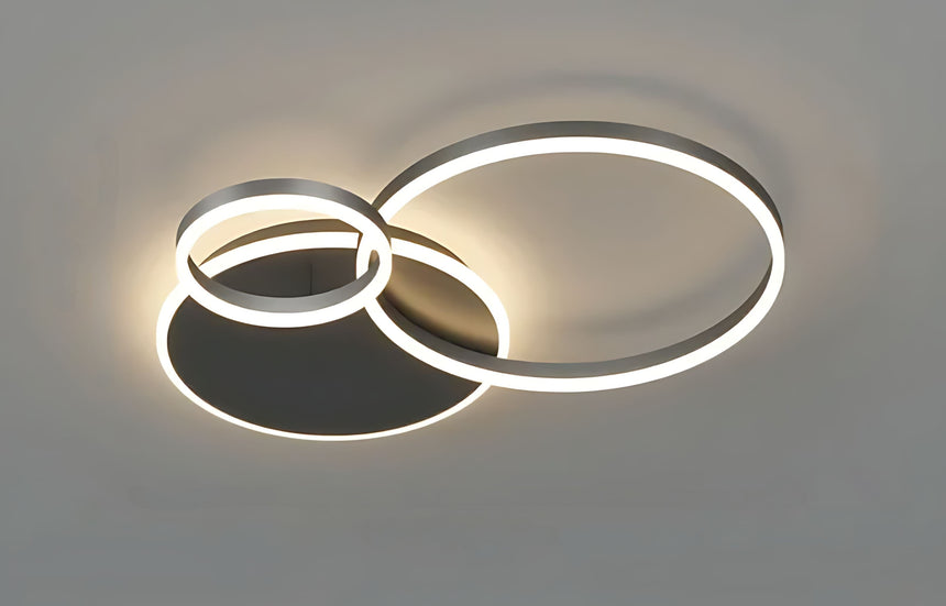 Ring Ceiling Light Black Finish for Modern Homes