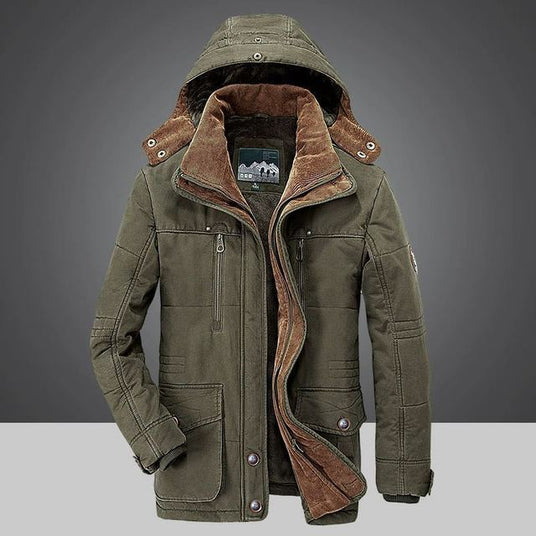 Winter Parka Side Profile View