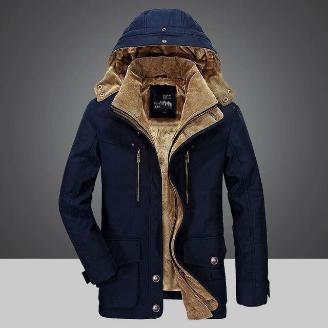 Mens Parka Adjustable Fit Detail OpalDwell
