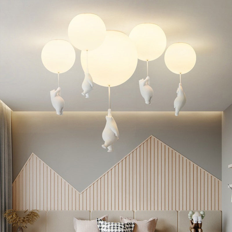 Balloon Pendant Light for Nurseries and Family Spaces - OpalDwell