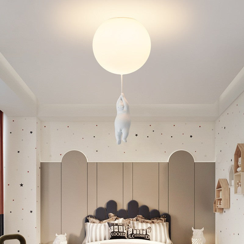 LumiBear Pendant Light Fixture Side View