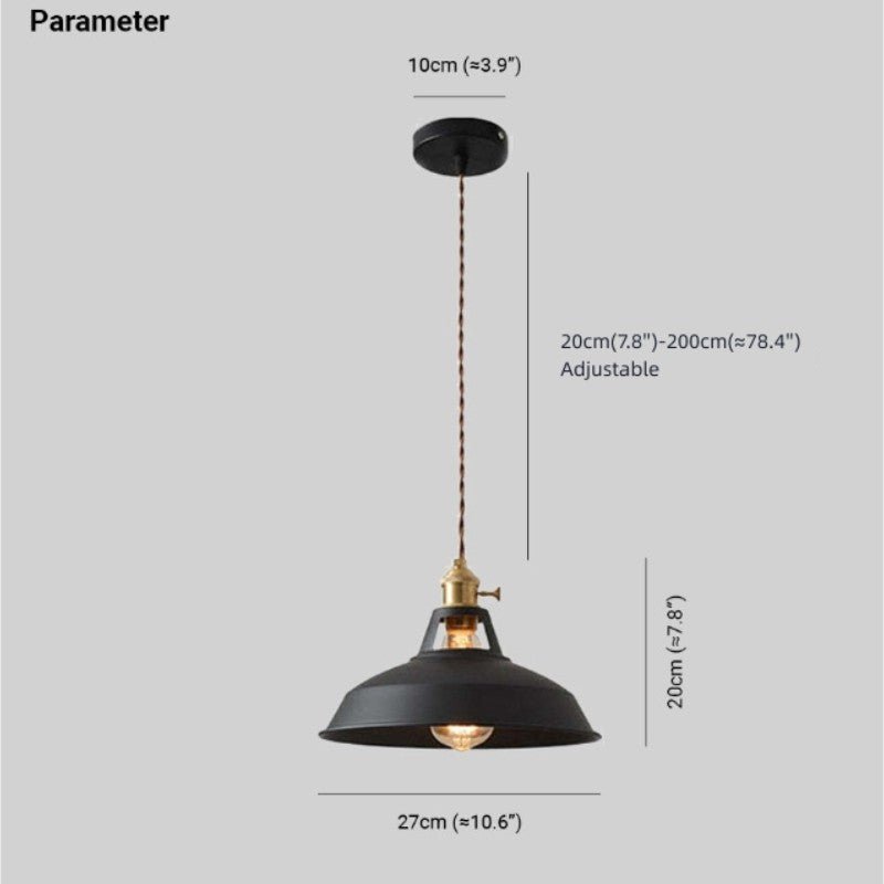 Metal Pendant Light for Dining Area Ambiance