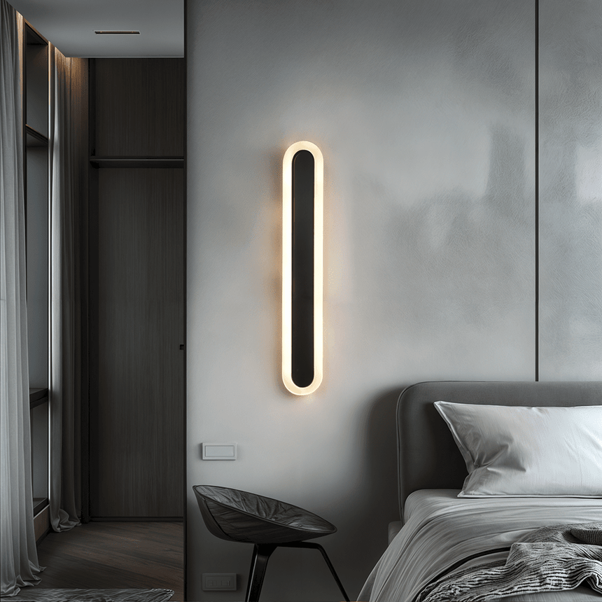 Weatherproof wall lamp for balconies