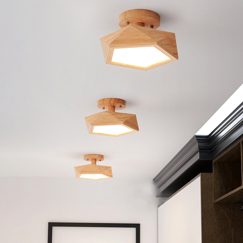 Recessed LED ceiling light for hallway decor