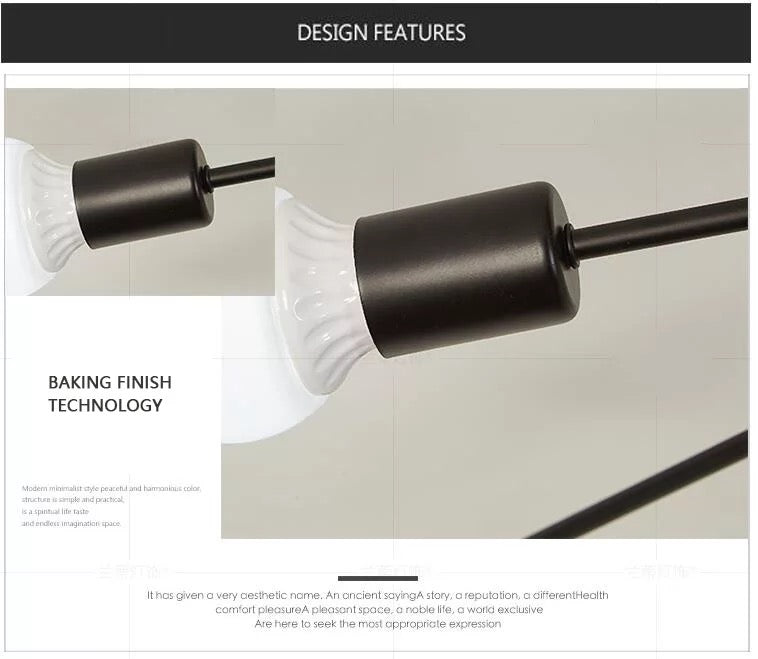 Geometric aluminum ceiling light fixture