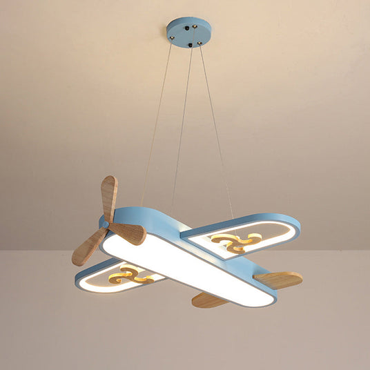 Acrylic Pendant Light LED Airplane Design for Kids Room