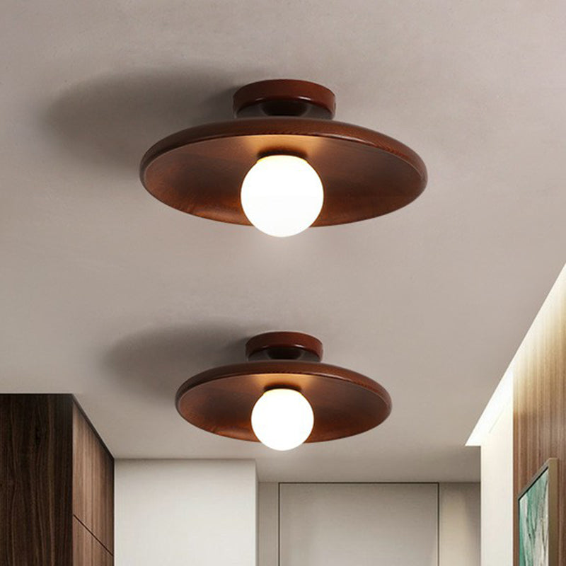 Minimalist Wood Ceiling Light For Living Room - OroDwell