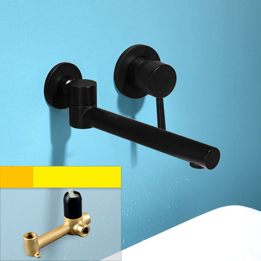 Wall mounted bathroom faucet for modern bathroom decor