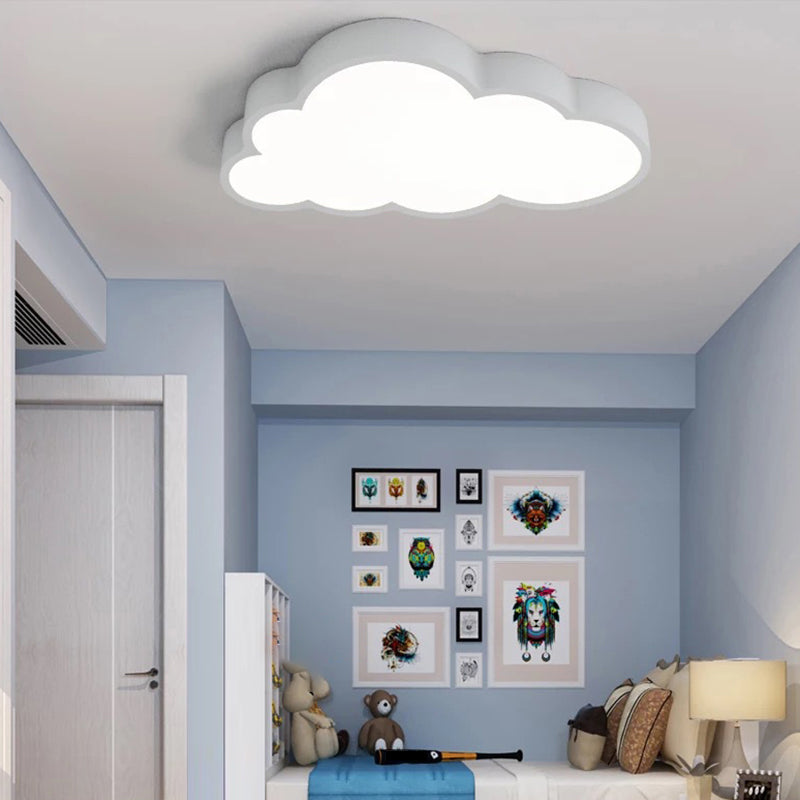 CloudGlow Ceiling Light Installed Above Nursery