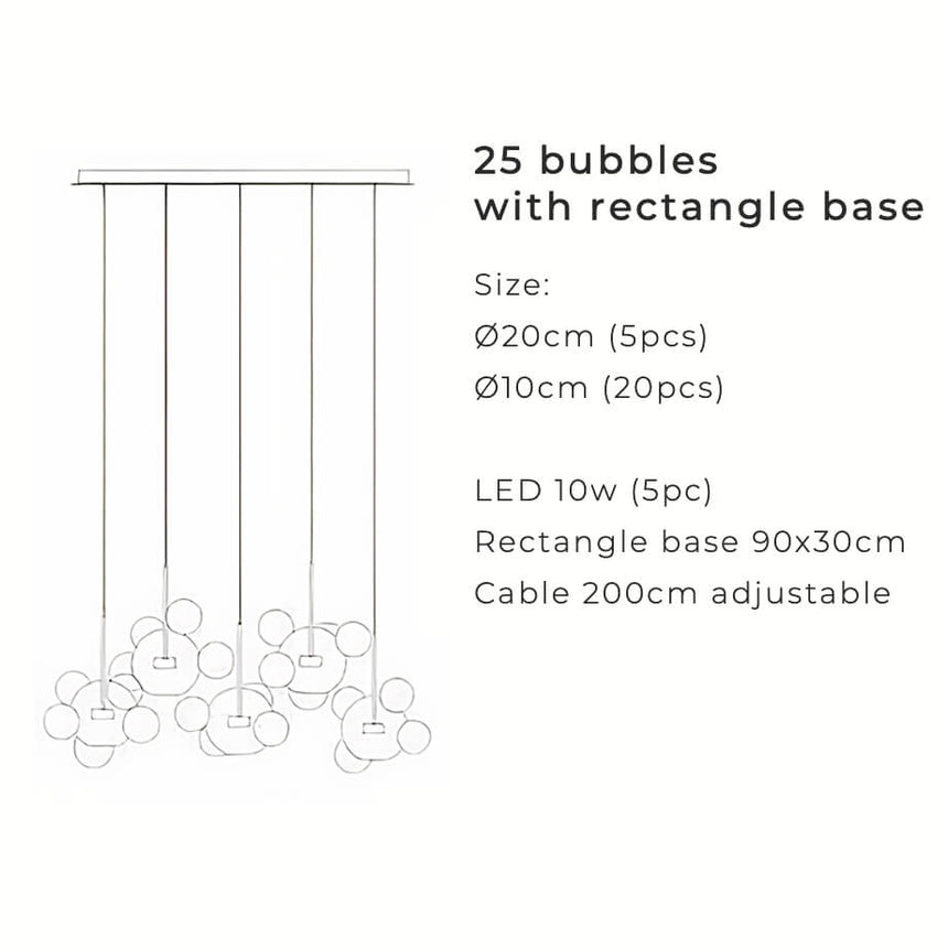 Glass Chandelier - Ceiling Fixture Detail