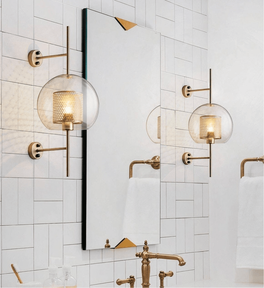 Glass Wall Lamp for Living Room