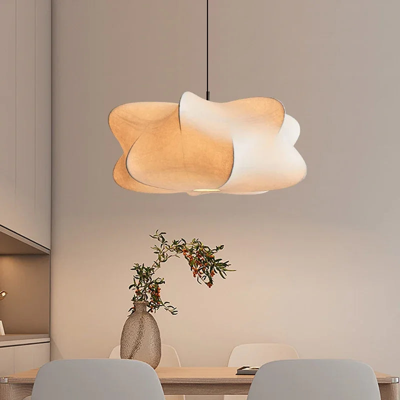 Silk Pendant Light Wabi Sabi Design