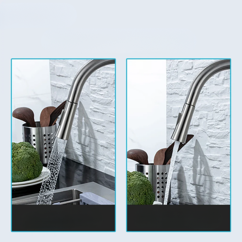 Pull-Out Touchless Faucet for Modern Kitchen
