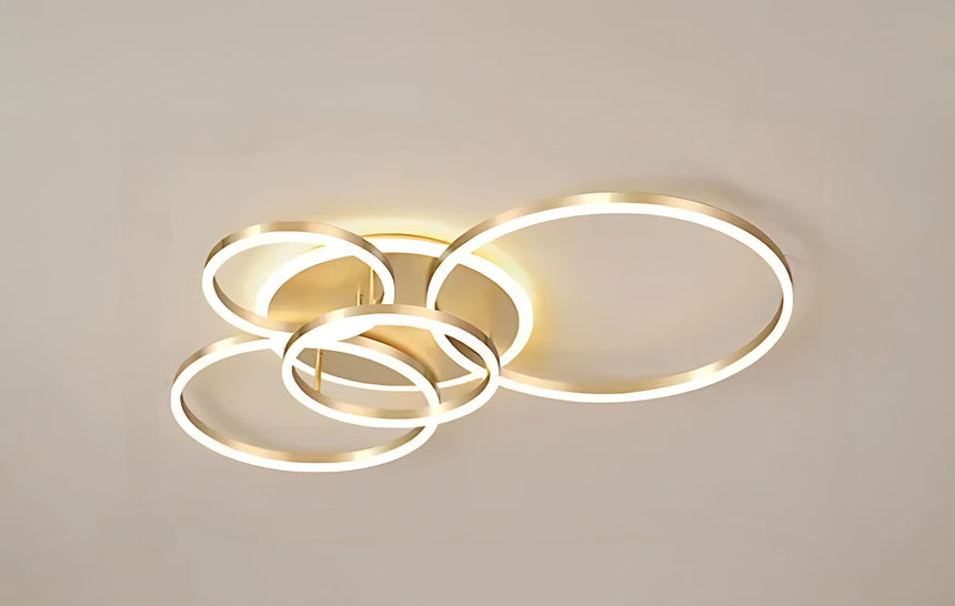 Orbit Ring Ceiling Light Aluminum Construction