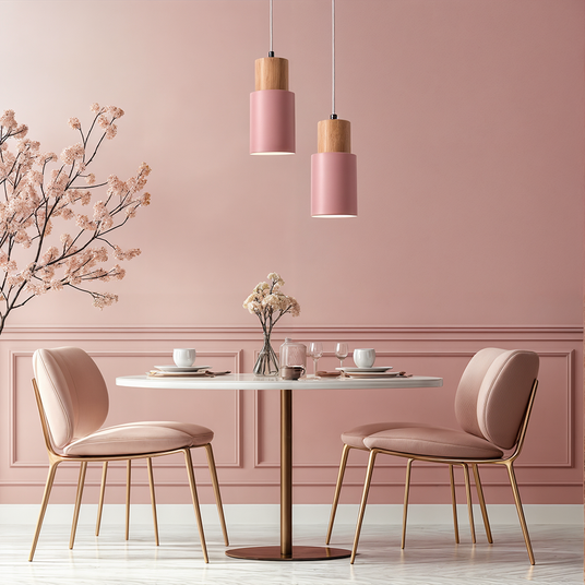 Pendant Light Aluminum Square Design Detail