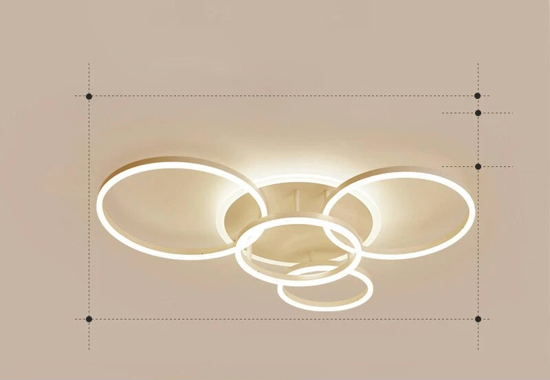 LunaRing LED Ceiling Light Package and Installation