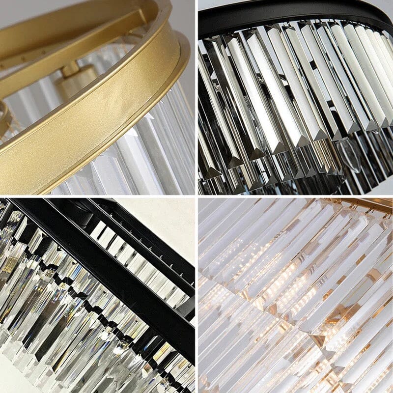 Crystal ceiling light for hallway