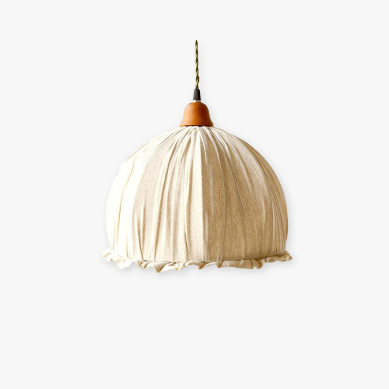 Linen Pendant Lamp for Modern Scandinavian Homes