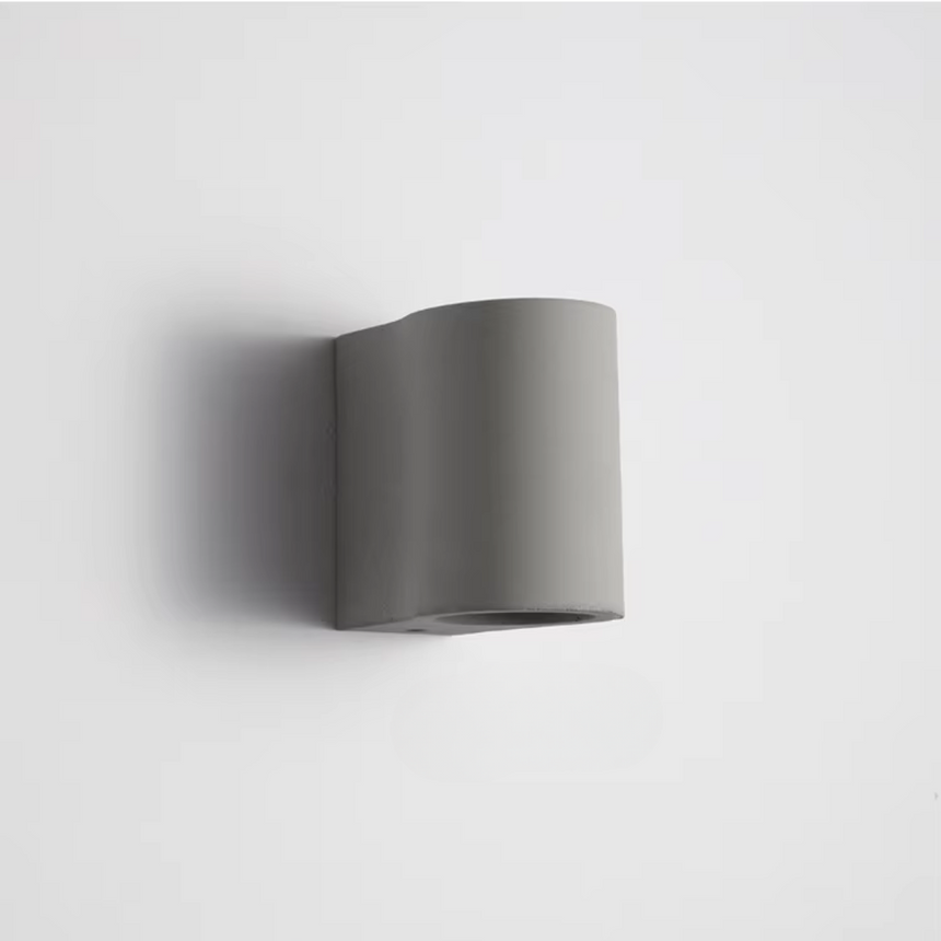 Warm glow wall sconce for outdoor space