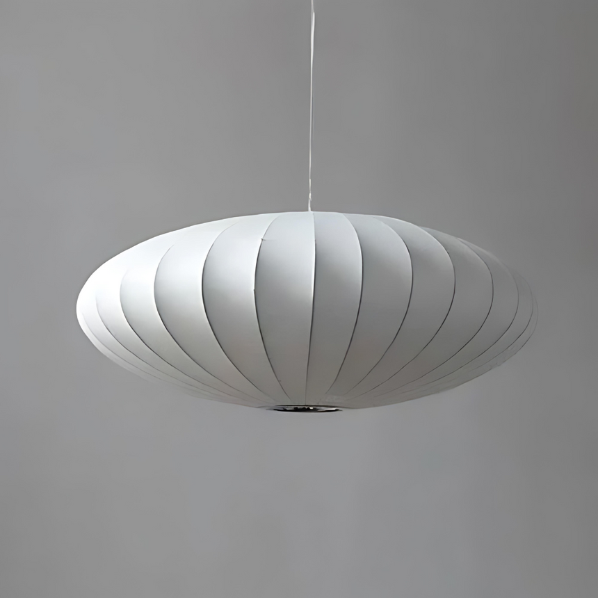Aethera Silk Ceiling Light Japandi style decor - OpalDwell