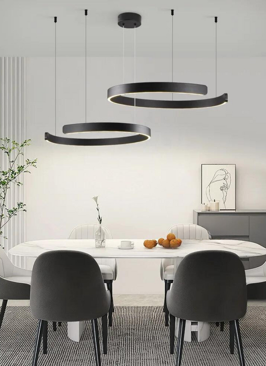 Acrylic Chandelier LED Round Design for Living Room