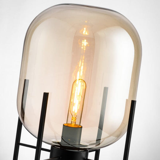 Retro art deco table lamp fixture