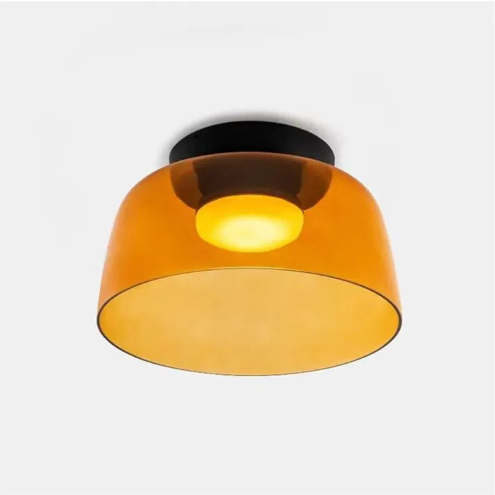 Keiora Nordic Glass Ceiling Lamp for Bedroom Ambiance